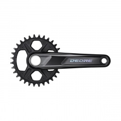 SHIMANO kľuky Deore M6100 175mm 30z. 12-k. čierne dvojdielne bez ložísk