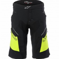 ALPINESTARS Kraťasy s cyklovložkou Drop 2 Black Acid Yellow