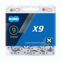 KMC reťaz X-9.93 9 kolo strieborno-šedá