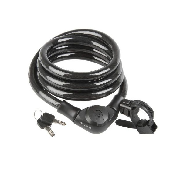 M-WAVE zámok 20x1800mm špirála