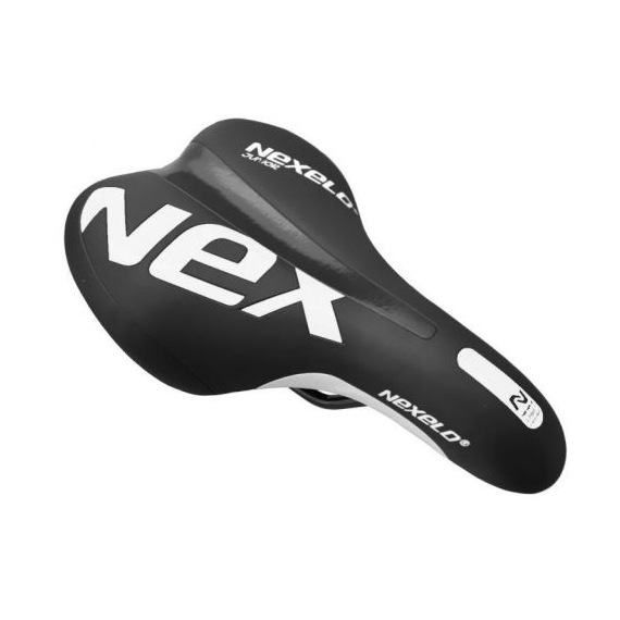 NEXELO detské sedlo 12" biele/čierne/červené