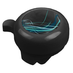 M-Wave detský zvonček 3D čierno-zelený