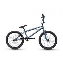 S'COOL bicykel XtriX 20" šedý / matný modrý