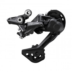 SHIMANO Prehadzovačka Deore M5120 10-11-k. čierna super dlhé ramienko Shadow+