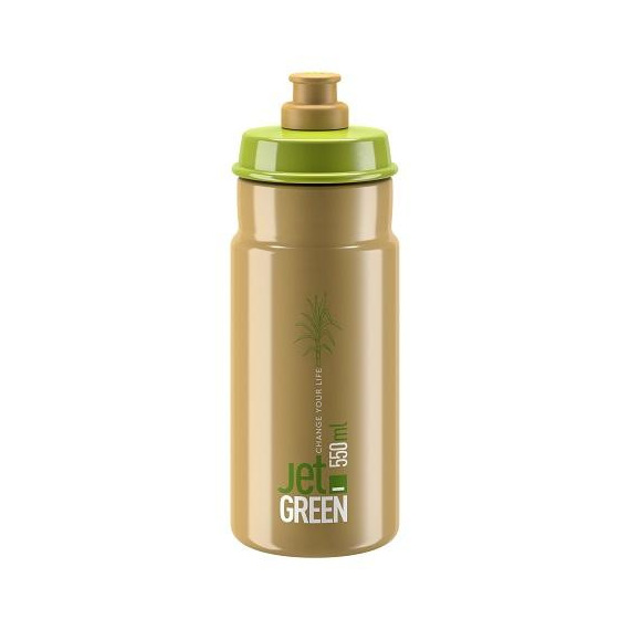 ELITE Fľaša JET GREEN hnedá 550 ml