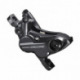 SHIMANO brzdový strmeň Deore M6120 4-piest hydraulický Post Mount+platničky D03S