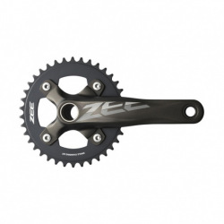 SHIMANO kľuky ZEE M645 165mm (83mm) 10-k. čierny HTII s ložiskom