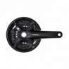 SHIMANO kľuky Altus FC-MT210 175mm 40/30/22 9-k. čierny s krytom dvojdielny bez ložiska