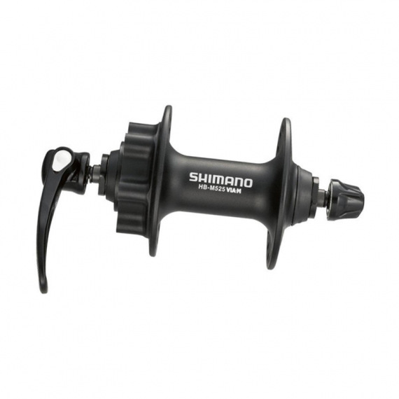 SHIMANO Náboj predný Deore M525 36d. čierny 6 dier. kotúč