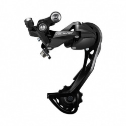 SHIMANO Prehadzovačka Alivio M3100 9-k. čierna super dlhé ramienko Shadow