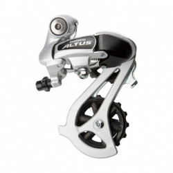 SHIMANO Prehadzovačka Altus M310 7-8-k. bez háku strieborná