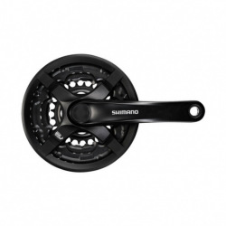 SHIMANO kľuky Tourney TY501 170mm 42-34-24z. 6-7-8-k. čierne