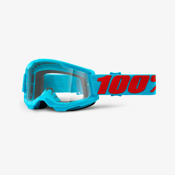 100% okuliare Strata 2 MX MTB Summit číre sklá