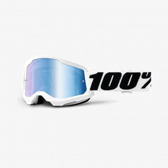 100% okuliare Strata 2 MX MTB Everest modré zrkadlové sklá