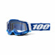 100% okuliare Racecraft 2 Blue číre sklá