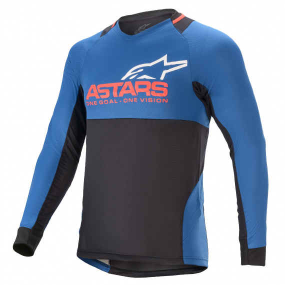 ALPINESTARS Dres Drop 8.0 L/S Mid Blue Bright Red