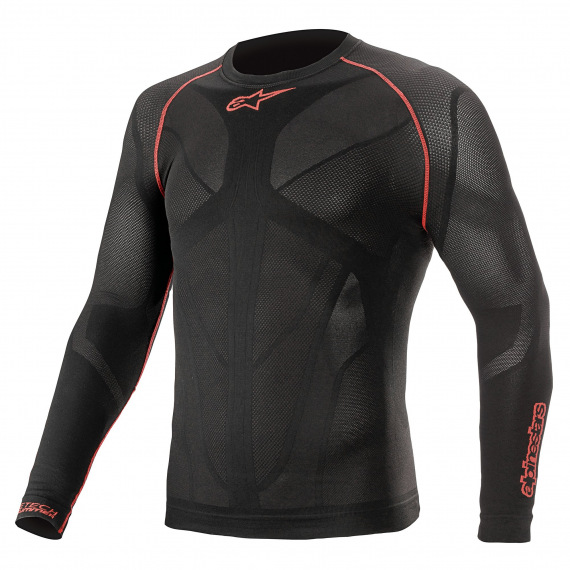 ALPINESTARS termoprádlo Ride Tech V2 Summer L/S Black Red