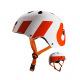 661 prilba Dirt Lid WHITE ORANGE