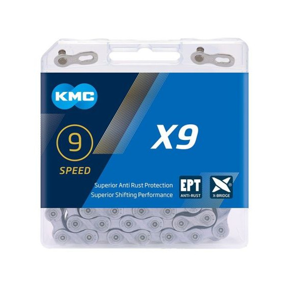 KMC reťaz X-9 EPT 9 kolo